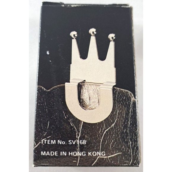 Vintage Imperial Spoon Holder Clip Hong Kong Crown Mid Century Original Box - Picture 4 of 4